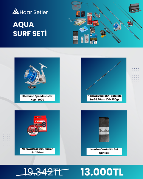 Aqua Surf Seti - Surf Avcıları İçin Hazır Set - 1