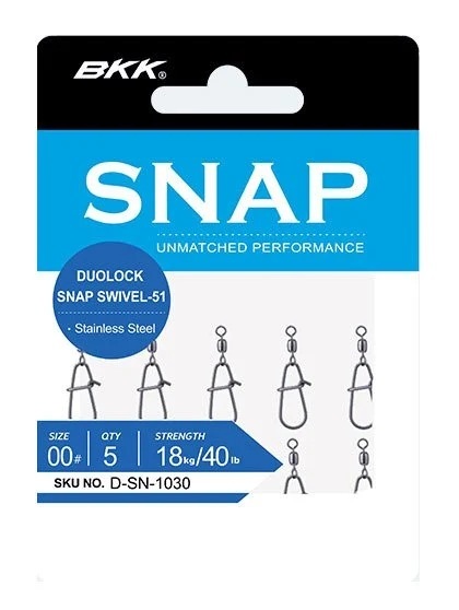 BKK Duolock Snap Swivel 51 0 5 Pcs - 1