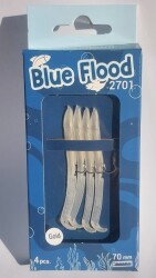 BLUE FLOOD GOLD 70MM 4 PCS SİLİKON YEM - BLUE FLOOD