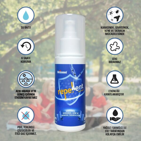 CHRYSAMED REPELLENT SİVRİSİNEK KOVUCU SPREY 100ML - 2