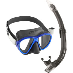 CRESSI FIJI + GAMMA COMBO BLACK/BLUE - CRESSI