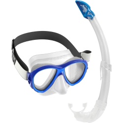 CRESSI FIJI + GAMMA COMBO CLEAR/BLUE - CRESSI