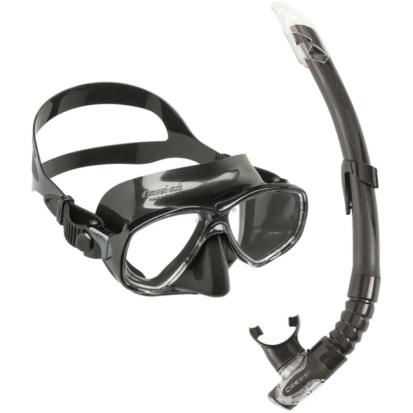 CRESSI MAREA+GAMMA MASKE ŞNORKEL SET BLACK - 1