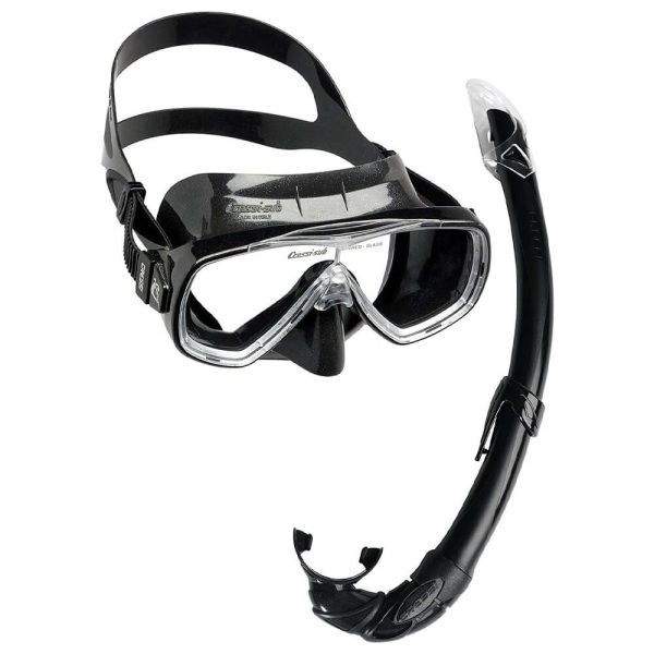 CRESSI ONDA MARE BLACK MASKE ŞNORKEL SET - 1