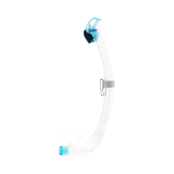 CRESSI SEAL DRY ŞNORKEL CLEAR/AQUAMARINE - CRESSI