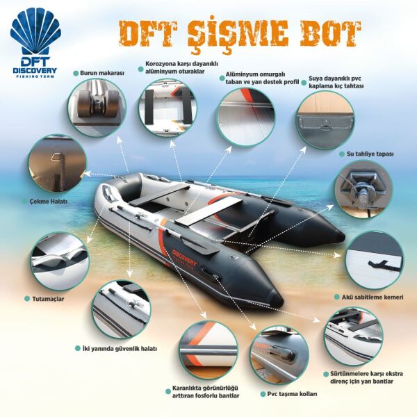 DFT DISCOVERY Şişme Bot MX330AL 330cm Seri - 2