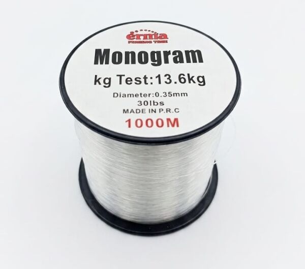 ERMA MONOGRAM MİSİNA BEYAZ 1000MT 0.35MM - 1