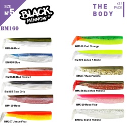 Fiiish Bm160/5 Bm359 3X-Gövde Rose Fluo Silikon Yem - 2