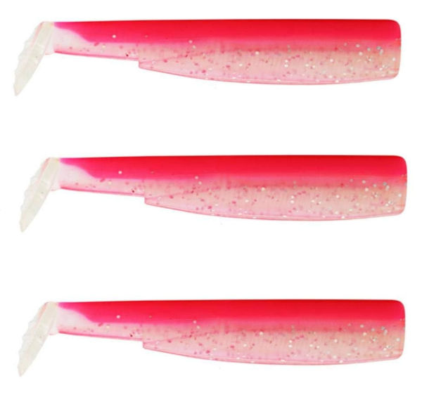 Fiiish Bm160/5 Bm359 3X-Gövde Rose Fluo Silikon Yem - 1
