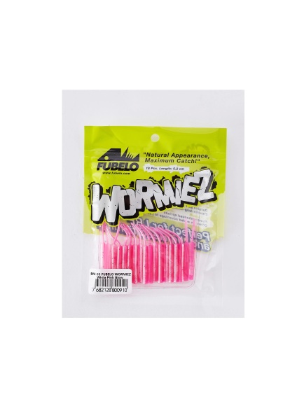 FUBELO WORMIEZ WHITE PINK GLOW SİLİKON KURT - 1