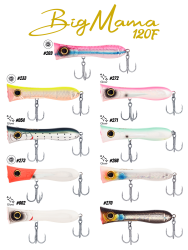 Fujin Big Mama 12cm 31gr White Lumo Glow #271 - FUJIN