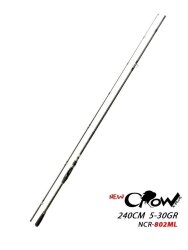 FUJIN NEW CROW X-PLUS NCR-802ML 240CM 5-30GR LIGHT SPİN KAMIŞ - FUJIN