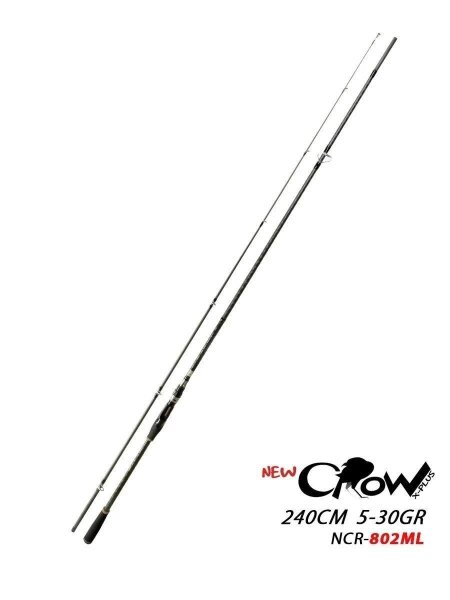 FUJIN NEW CROW X-PLUS NCR-802ML 240CM 5-30GR LIGHT SPİN KAMIŞ - 1