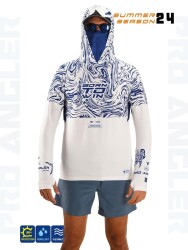 Fujin Pro Angler S24 Buff&Hoodie Izohips Navy #S Balıkçı T-Shirt - FUJIN