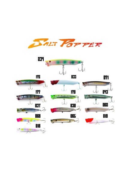 Fujin Salt Popper Sp120Sw #234 UV Rainbow Lemon - 1
