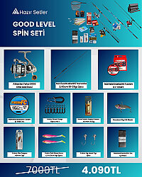 Good Level Spin Seti - Spin Avcıları İçin Hazır Olta Seti - NaniwaOsakaShi