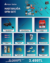Hadi Balığa Spin Seti - Spin Avcıları İçin Hazır Olta Seti - NaniwaOsakaShi