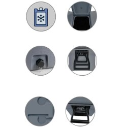 IGLOO CoreMAX 120 Tekerlekli Buzluk 120 Litre, Re - 2