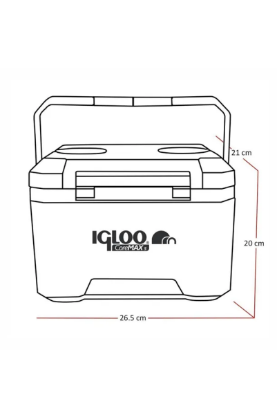 IGLOO CoreMAX 5 Buzluk 5 Litre, Renk:, Beden: - 2