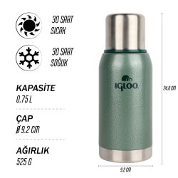 IGLOO Legend Klasik Termos 750ml, Renk:, Beden: - 4