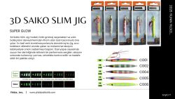 NaniwaOsakaShi 3D Saiko Slim Jig 20Gr C006 - 3