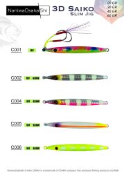 NaniwaOsakaShi 3D Saiko Slim Jig 30Gr C001 - NaniwaOsakaShi