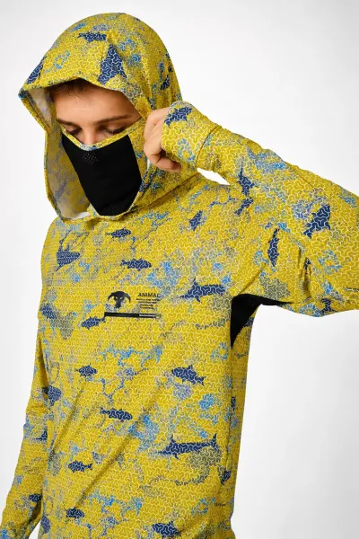 NaniwaOsakaShi Animal Lemon Venom UV Performance Hoodie S - 1