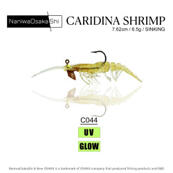 NANIWAOSAKASHI CARIDINA SHRIMP 7.62CM 6.5G C044 - NANIWAOSAKASHI