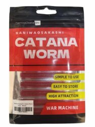NaniwaOsakaShi Catana Worm 8cm Bloody 10Pcs - 3