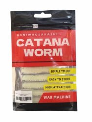 NaniwaOsakaShi Catana Worm 8cm Glow 10Pcs - 3