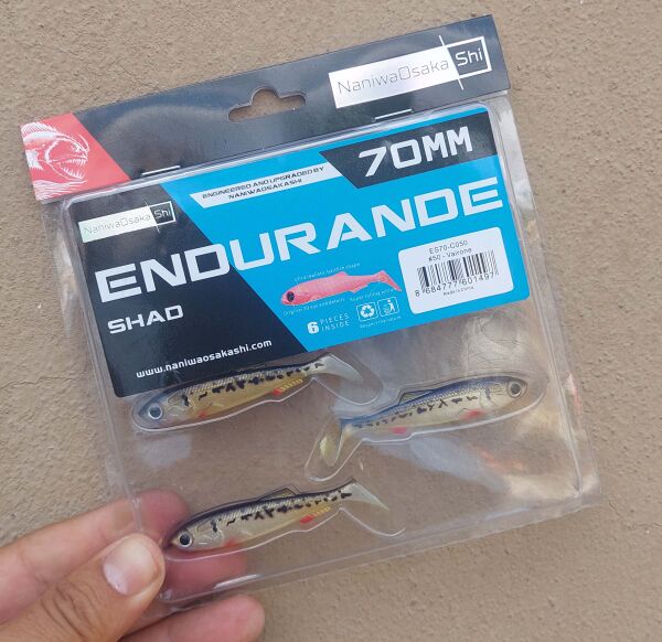 NANIWAOSAKASHI ENDURANDE SHAD 70MM C050 SİLİKON YEM - 4