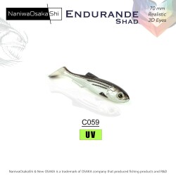 NANIWAOSAKASHI ENDURANDE SHAD 70MM C059 SİLİKON YEM - NaniwaOsakaShi
