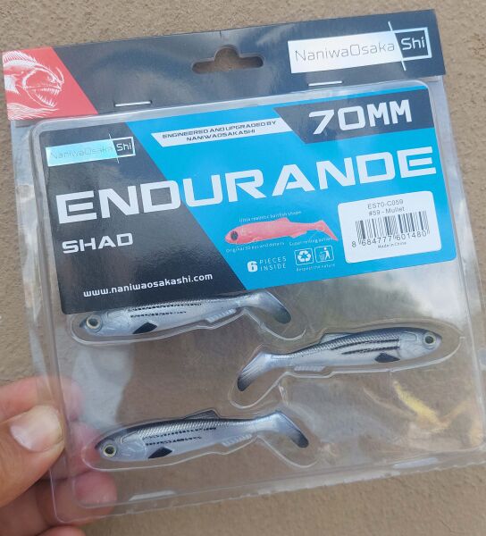 NANIWAOSAKASHI ENDURANDE SHAD 70MM C059 SİLİKON YEM - 4