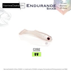 NANIWAOSAKASHI ENDURANDE SHAD 70MM C092 SİLİKON YEM - NANIWAOSAKASHI