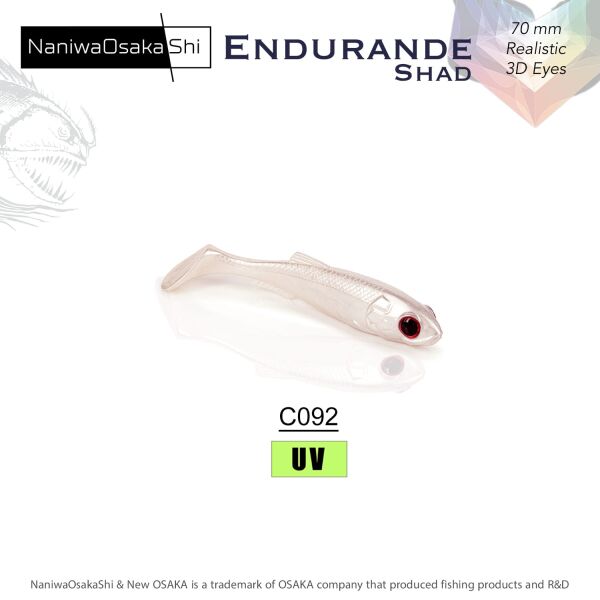 NANIWAOSAKASHI ENDURANDE SHAD 70MM C092 SİLİKON YEM - 1