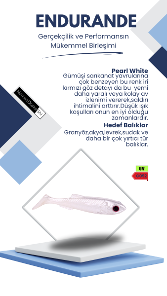 NANIWAOSAKASHI ENDURANDE SHAD 70MM C092 SİLİKON YEM - 5