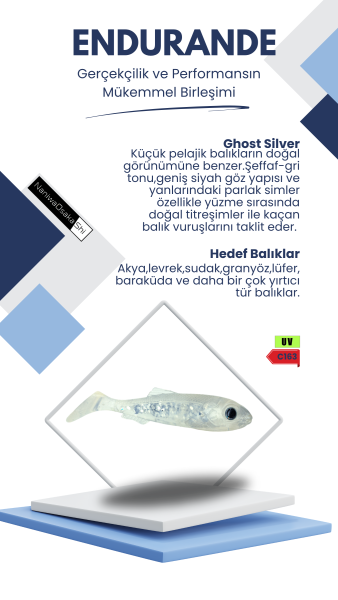 NANIWAOSAKASHI ENDURANDE SHAD 70MM C163 SİLİKON YEM - 5