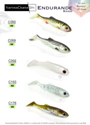 NANIWAOSAKASHI ENDURANDE SHAD 70MM C176 SİLİKON YEM - 2
