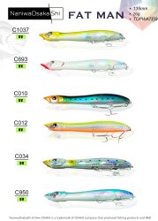 NANIWAOSAKASHI FAT MAN 135MM 26GR TOPWATER C950 SAHTE BALIK - 2