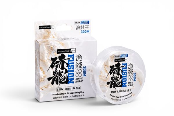 NaniwaOsakaShi Fusion Flourocarbon Kaplama Misina 300mt 0,40mm - 1