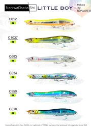 NANIWAOSAKASHI LITTLE BOY 100MM 11GR TOPWATER C034 SAHTE BALIK - 2