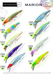NANIWAOSAKASHI MARION 120MM 20,5Gr SINKING C016 - 2