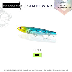 NANIWAOSAKASHI SHADOW RISE 85MM 11.7G C010 SAHTE BALIK - NaniwaOsakaShi