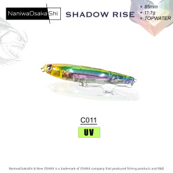 NANIWAOSAKASHI SHADOW RISE 85MM 11.7G C011 SAHTE BALIK - NaniwaOsakaShi