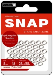 NaniwaOsakaShi Zahfest500 SplitRing Slim Stainless Size:5mm - NaniwaOsakaShi