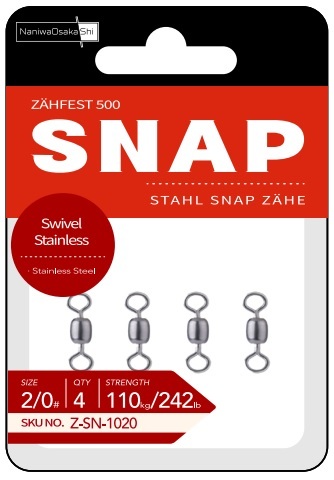 NaniwaOsakaShi Zahfest500 Swivel Stainless Size:4 - 1