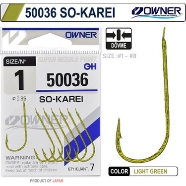 OWNER 50036 No:3 So-Karei Light Green - 1