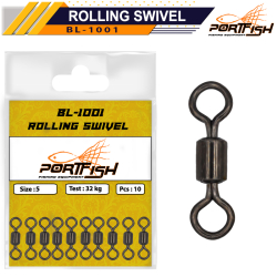 PORTFISH BL1001 No:8 Fırdöndü 20pcs - PORTFISH