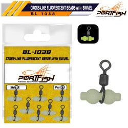 PORTFISH BL1038 No:4 Fosforlu GezerFırdöndü 5pcs - PORT FİSH