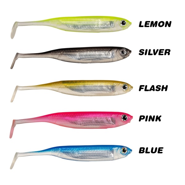 RYUJI REAL FISH 10CM, 4PCS FLASH - 1
